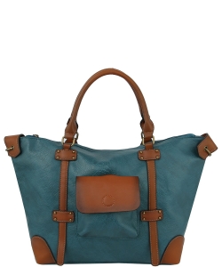 Hobo Handbag Purse for Women Satchel CMS022 TEAL